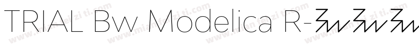 TRIAL Bw Modelica R字体转换